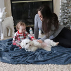Bedsure GentleSoft Fleece Throw Blanket Blue - Image 8