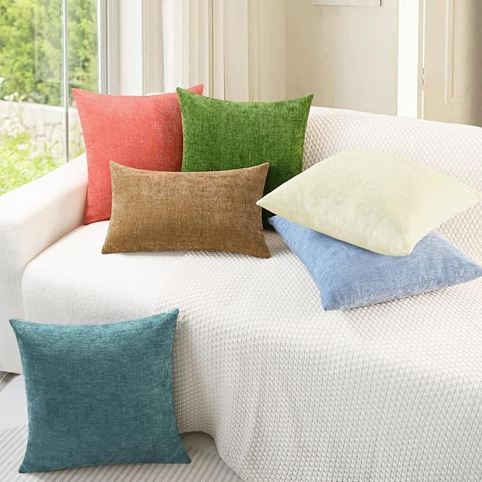 CaliTime Decorative Couch Throw Pillow Covers 26 X 16 Inches Beige | Pack of 2 - Image 4