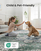 AMADA HOMEFURNISHING 10x14 Washable Area Rug, Low-Profile Large Area Rug - Image 4