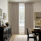 Pleated Linen Blackout Curtains 112 Inches Long - Image 7