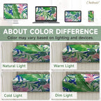 CALBODE 12 Pcs Outdoor Seat Cushion Covers, Tropical Plant | Stretch Chair Seat - Image 7