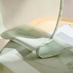 MIULEE Sage Green Sheer Curtains 84 Inches Long 4 Panels 54 x 84 Inches | Light - Image 7