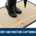 OLANLY Front Door Mat Outside 71x47, All-Season Heavy-Duty Rubber Doormat | - Image 5