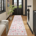 DUKINO 2x6 Runner Rug, Washable Animal Kitchen Rugs Non Slip, Low Pile - Image 6