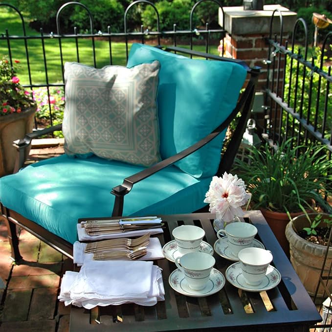 Sqodok Outdoor Cushion Covers 18x18 inch, Wicker Chair - Image 9