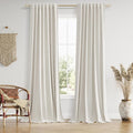 Boho 100% Blackout Curtains 108 Inch Long by Guken