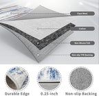 5x12 Runner Rug for Wide Hallway: Long Washable Runners for Entryway Living - Image 4