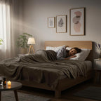 Utopia Bedding Ultra Soft Fleece Bed Blanket Queen Size Brown | Microfiber - Image 8