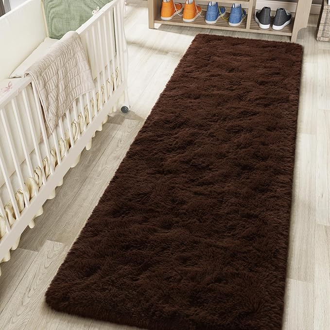 LOCHAS 2x8 Runner Rugs for Hallway, Fluffy Area Rugs for Bedroom by LOCHAS