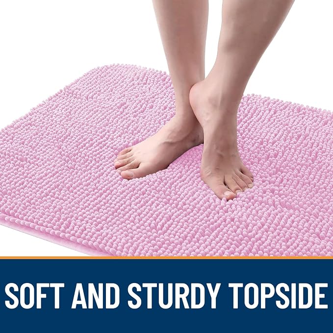 OLANLY Dog Door Mat for Muddy Paws 47x32, Super Absorbent Chenille Mud Mat | - Image 4