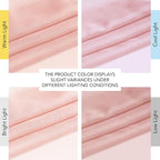 NICETOWN Light Pink Sheer Curtains 96 inches Long, Grommet Voile Sheer Textured - Image 7