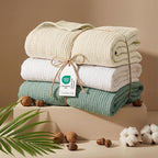 Bedsure 100% Cotton Muslin Blanket Twin XL - Image 8