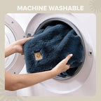 UGG Euphoria Throw Blanket, Plush Faux Fur Blanket, Indigo Blue | Reversible - Image 6