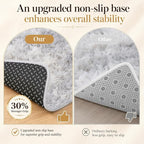 PLHXFR 5x7 Area Rugs Living Room: Fluffy Bedroom Shag Rug Light Grey | Upgrade - Image 6