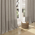 Grey Beige Curtains 102 Inches Long - Image 5