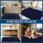 OLANLY Dog Door Mat for Muddy Paws 59x24, Super Absorbent Chenille Mud Mat | - Image 8