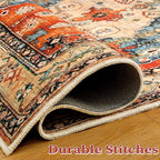 SERISSA 10x12 Washable Non Slip Boho Area Rug - Image 7