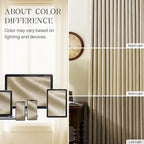 AUSSPVOCT Pinch Pleated 90 Inch Linen Curtains 100% Blackout - Image 8