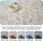 10x14 Washable Vintage Area Rug - Image 3