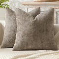MIULEE Decorative Couch Throw Pillow Covers 20x20 Inch Neutral Khaki 2 Pack | by MIULEE