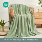 EMME Cotton Muslin King Blanket 4 Layer, Ultra Soft Breathable Bed Layering - Image 2