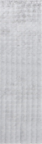 nuLOOM Jeni Silver Checkered Washable Runner Rug - Image 5
