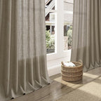 Mocha Linen Curtains 84 Inches Long - Image 6