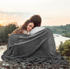 Utopia Bedding Ultra Soft Fleece Bed Blanket Twin Size Grey | Microfiber Plush - Image 4
