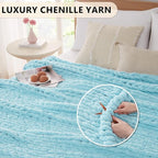 L'AGRATY Chunky Knit Throw Blanket - Image 3