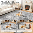 PLHXFR 5x7 Area Rugs Living Room: Fluffy Bedroom Shag Rug Light Grey | Upgrade - Image 7