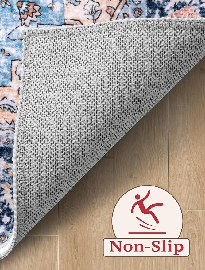 SERISSA 3x10 Washable Non Slip Boho Runner Rug - Image 4