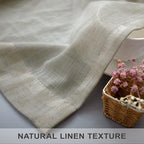 Flax Linen Curtains 38 Inch Width - Image 9