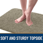 OLANLY Dog Door Mat for Muddy Paws 32x20, Super Absorbent Chenille Mud Mat | - Image 4