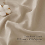 NICETOWN Rustic Linen 96 inch Long Curtains - Image 6