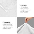Utopia Bedding Ultra Soft Fleece Bed Blanket Queen Size White | Microfiber - Image 7