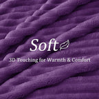 BEDELITE Ribbed Twin Blanket for Couch & Bed, Warm Yet Lightweight, Ribbed - Image 3