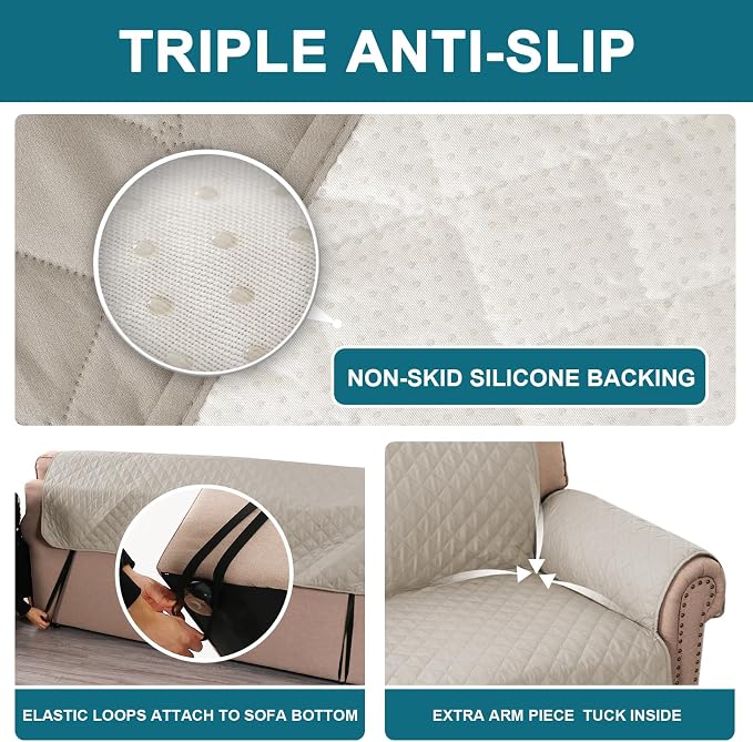 Turquoize 100% Waterproof Couch Cover Sofa Covers - Image 4