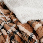 PU MEI Sherpa Fleece Throw Blanket 80" x 90" Reversible Plush Fluffy Large Big - Image 5