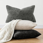 MIULEE Decorative Couch Throw Pillow Covers 20x20 Inch Neutral Beige 2 Pack | - Image 4