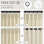 Pinch Pleated 92 Inch Curtains 2 Panels - Image 6