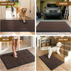Front Door Mat, Heavy Duty Waterproof Doormat 31.5"x20", Stain Fade Resistant - Image 8