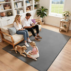 SHACOS Ultra Soft Faux Rabbit Fur Area Rug 6'x9', Non Slip Washable Padded - Image 4
