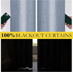 NICETOWN 100% Blackout Curtains - Image 3