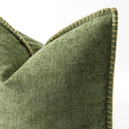 MIULEE Decorative Couch Throw Pillow Covers 18x18 Inch Sage Green 2 Pack | - Image 2