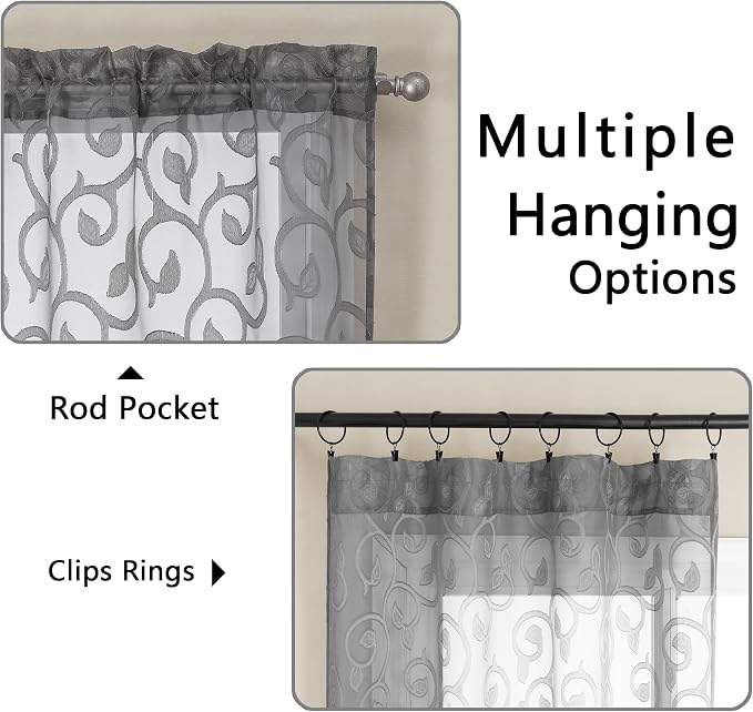 Furman Sheer Curtains 63 inch Length - Image 4
