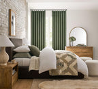 PleatedDrapes Vintage Moody Green Lodon Curtains - Image 6