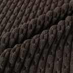 Set of 4 Beige Brown Coffee Decorative Throw Pillow Covers 12x20 Inch Corduroy - Image 5