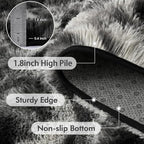 7x10 Ft Extra Large Shag Rugs for Living Room, Tie Dyed Ultra Soft Fluffy Furry - Image 5