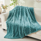 NEWCOSPLAY Fleece Clouds Cozy Throw Blanket - Image 3