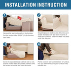 H.VERSAILTEX 3 Piece Stretch Sofa Covers - Image 6